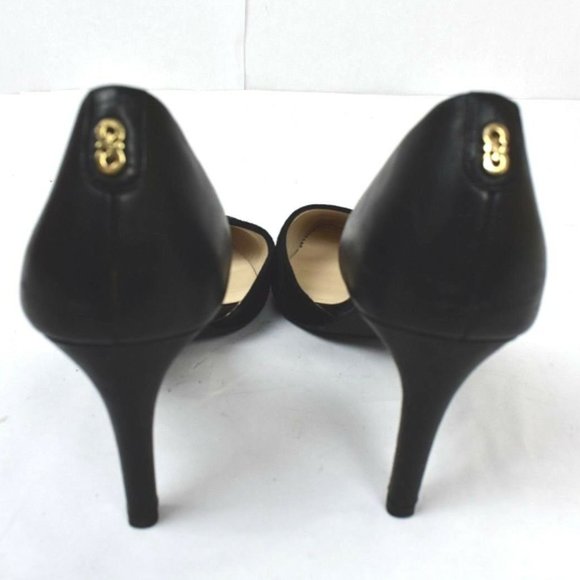 Cole‎ Haan Womens Vesta Pump Heels 65mm Black Suede Slip On- Size 8.5 B - Picture 1 of 12